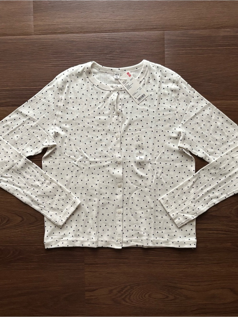NEW Uniqlo Pointelle Cardigan
